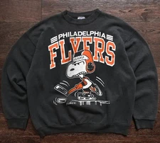 Philadelphia Flyers NHL Hockey cartoon champs crewneck sweatshirt VK06407