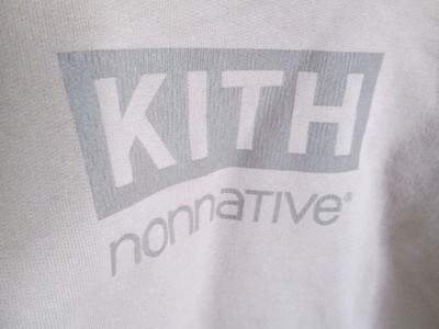 KITH x NONNATIVE Men's Brown Cotton Pullover Hoodie Jacket Size XL