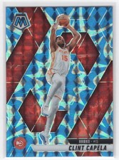 #173 2024-25 Panini Mosaic BLUE REACTIVE / Clint Capela Hawks