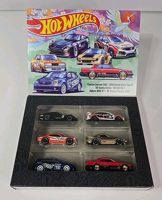 Hot Wheels Japanese Car Culture Multi-Pack Set of 6 JDM Limited