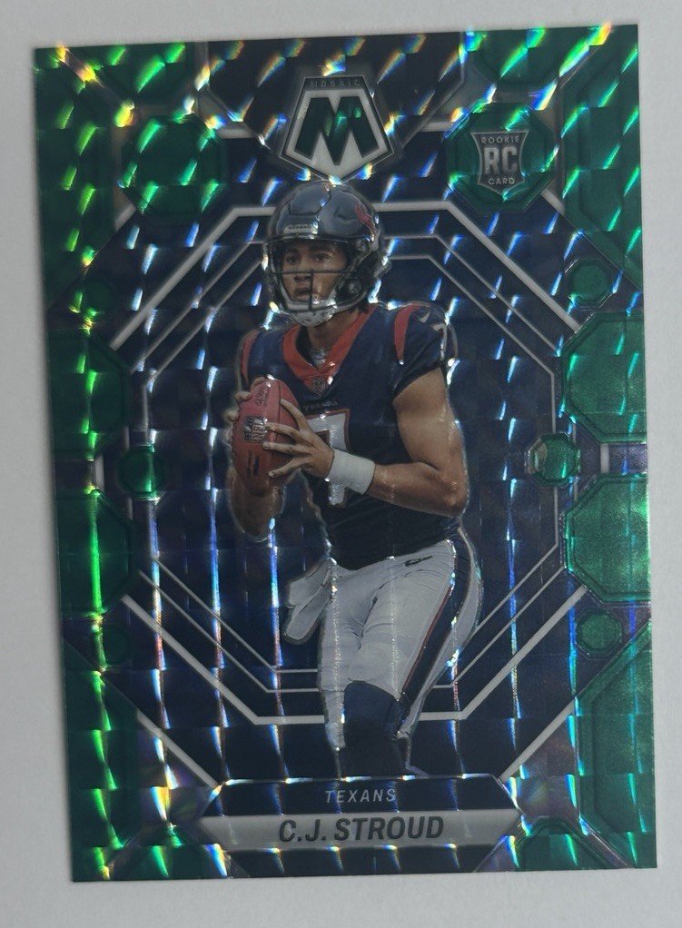 2023 Panini Mosaic Green CJ Stroud Rookie RC #292