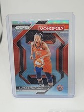 2024 Panini Prizm Monopoly WNBA Prizm Skills Alyssa Thomas Light Blue Prizm /199