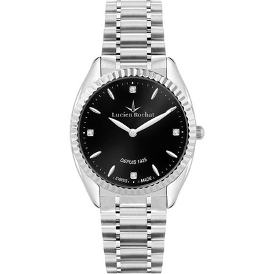 Womens Wristwatch LUCIEN ROCHAT LUNEL R0453110507 Steel Black SWISS MADE
