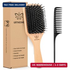 Hair Brush Boar Bristle Hairbrush for Thick Curly Thin Long Short Wet or Dry Hai
