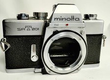 Minolta SRT 201 Camera Shutter Works Light Meter Untested Sell As-is No Return