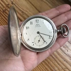 Antique Longines 7 Grand Prix 0.900 Silver Pocket Watch