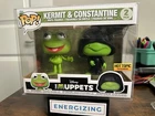 Funko Pop! The Muppets Kermit & Constantine 2 Pack Hot Topic W/protector