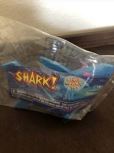 Rare Sealed Vintage 1996 Wendy's Kids Meal Shark Pump Squirt Toy NIP