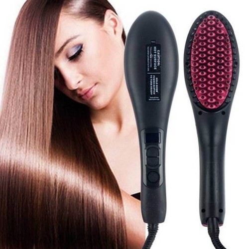Simply Straight Ceramic Hair Straightener Brush – Fast & Easy Styling - Picture 3 of 4
