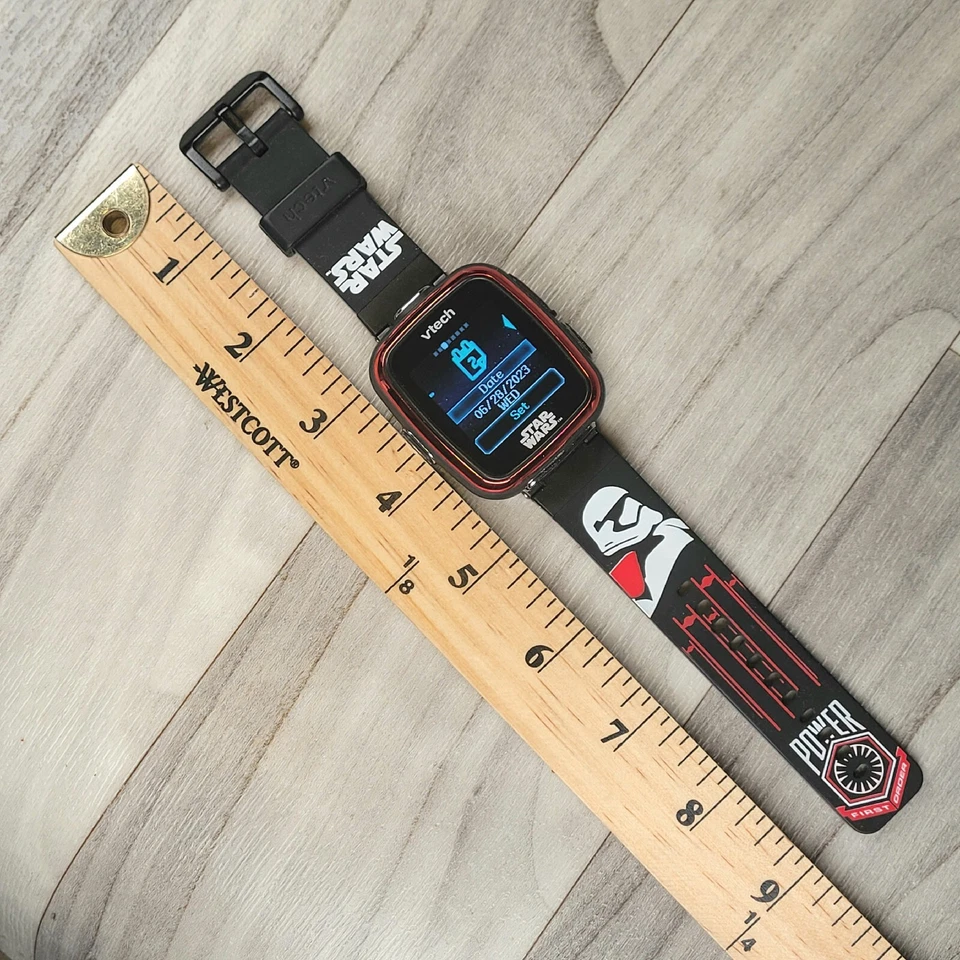 VTech Kidizoom Star Wars First Order Stormtrooper Smart Watch Works NO Charger - Image 2 of 4