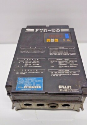 FUJI FVR008G5-2FK FVR-G5 230 VAC 5 A VARIABLE FREQUENCY DRIVE