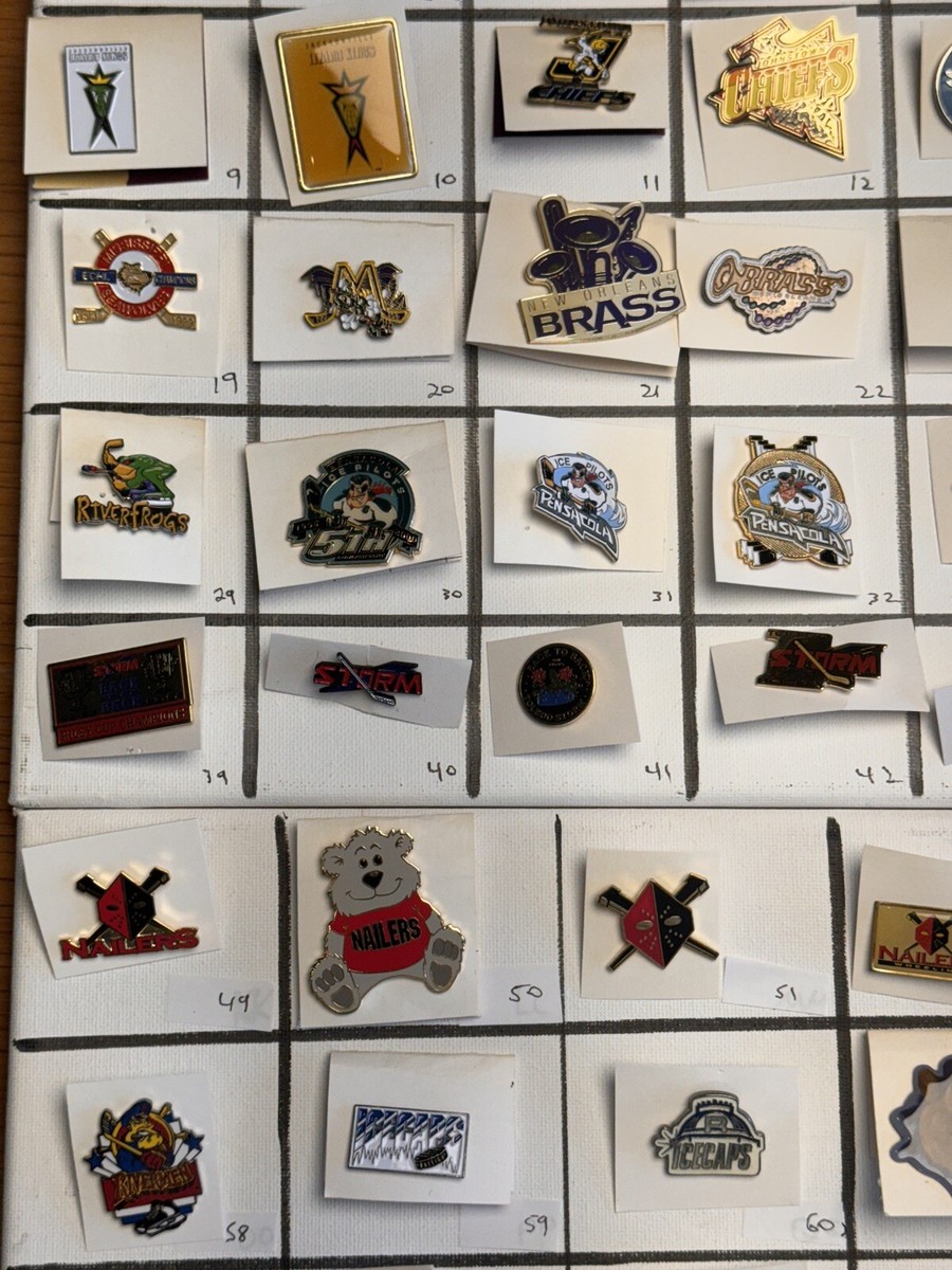 Minor League Hockey Lapel Pins – ECHL & SHL Teams, Collectible, Defunct Teams Included 7 thumbnail image