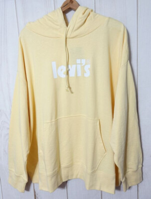 Levi's French Terry Pullover Hoodie Women's 2X Lightweight Sunlight Comfy NEW