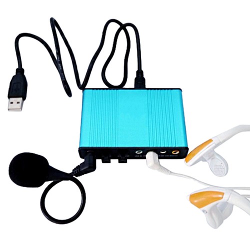 6 Channel 5.1 External USB Sound Card Adapter Optical Audio Laptop Notebook PC - Picture 8 of 9
