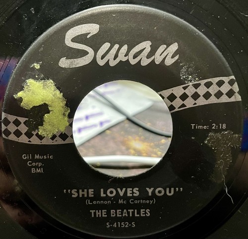 The Beatles-She Loves You-Vinyl 7” Single-#S-4152–S-Monarch Pressing - Foto 4 di 4