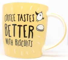Coffee Tastes Better With Biscuits Mug Fine China 9 CM Ceramic Tableware Gift