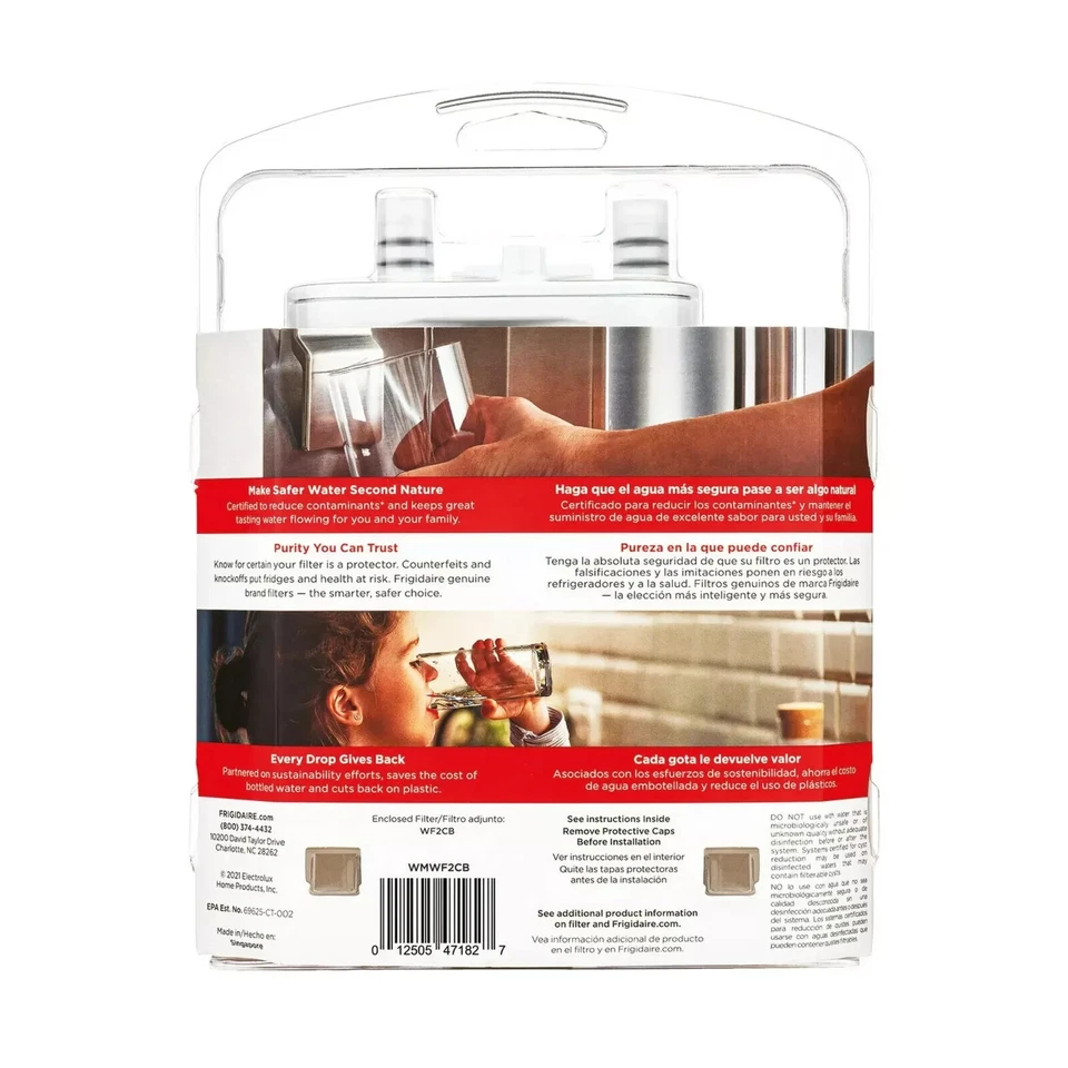 Frigidaire Pure Source 2 Water Ice Refrigerator Filter WF2CB Brand New Sealed 2x - Image 3 of 4