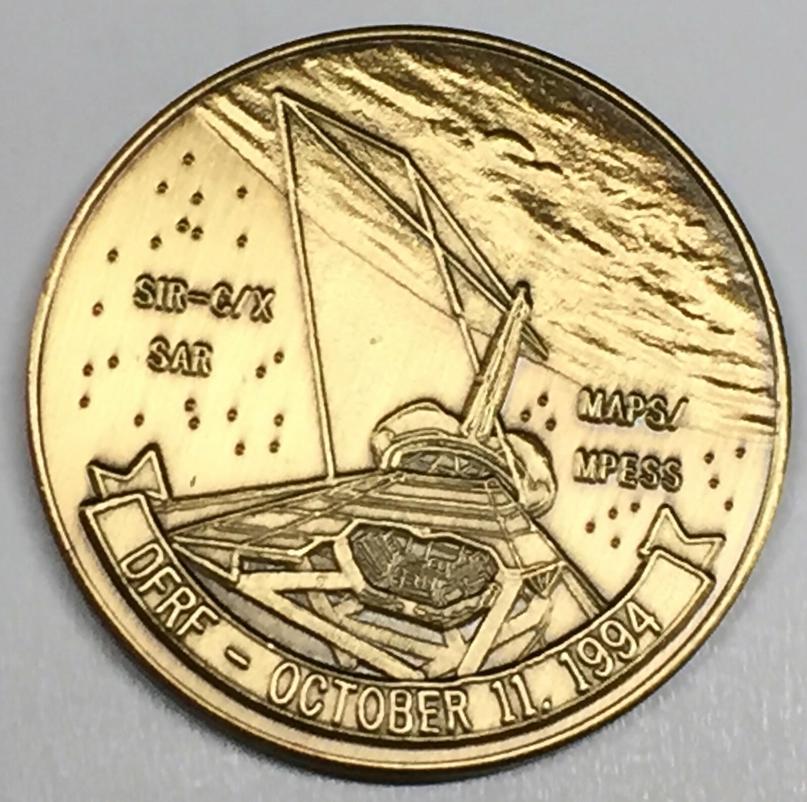 N068 NASA SPACE SHUTTLE COIN / MEDAL, ENDEAVOUR, STS68 eBay