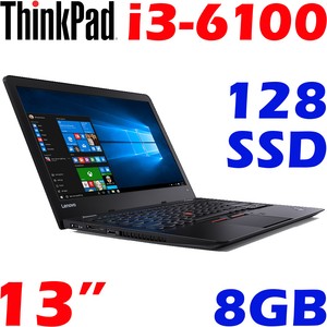 LENOVO ThinkPad 13 Core i3-6100U 8GB 128GB SSD 13" 