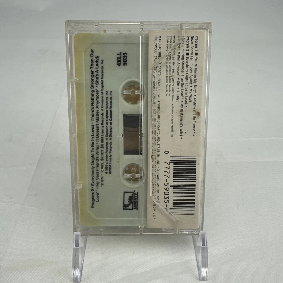 Paul Anka My Way Cassette Tape 1984 Capitol Records Youre Having My Baby - Image 2 of 3