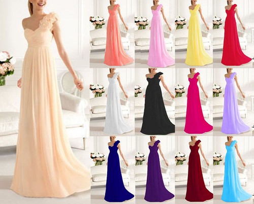Vestiti Donna - Abiti Lunghi Sera Damigella Ballo - Eleganti per Sposa  Cerimonia | eBay