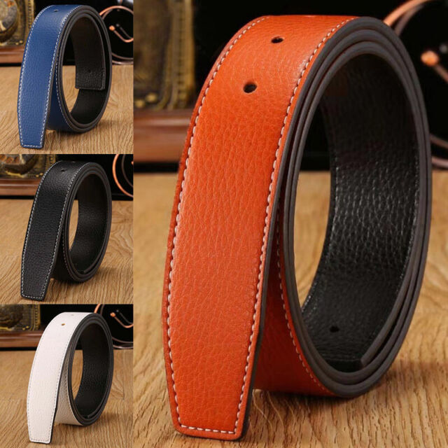 Men Leather Without Buckle For H 38mm Replacement Strap Belt Strap Fashion Gift