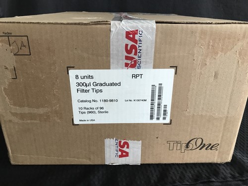 (7680)USA TipOne RPT 300uL Ultra-Low Graduated Pipet Filter Refill Tips ...