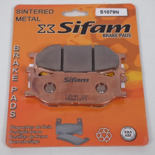 Plaquettes De Frein Sifam Métal Fritté Pour Yamaha 500 XV SE (1984-1990) - Dimensions 68x58.6x10.7 Mm, Par Paire - 7