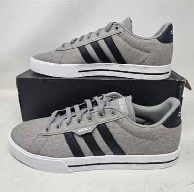 Adidas Daily 3.0 Low Men s Size 8 - 9 Casual Lifestyle Shoes Gray Black FW3270