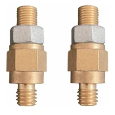 2x Side Post Battery Terminal 3/8 16&24 Bolts Stud Extender Extension Screw N901