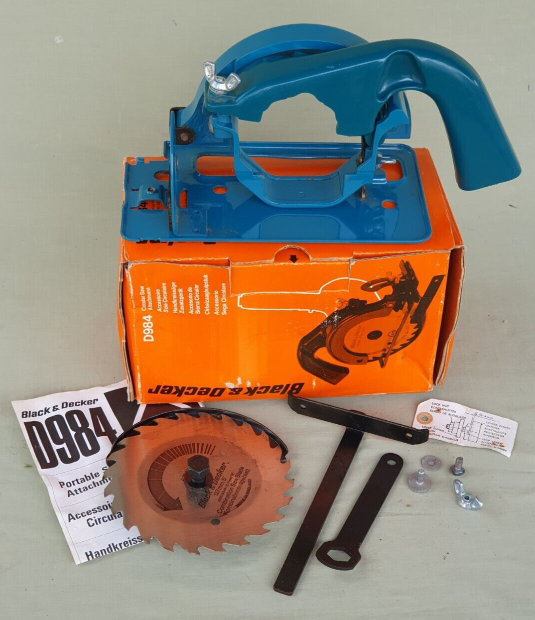 Black And Decker D984 Circular Saw Attachment Boxed eBay