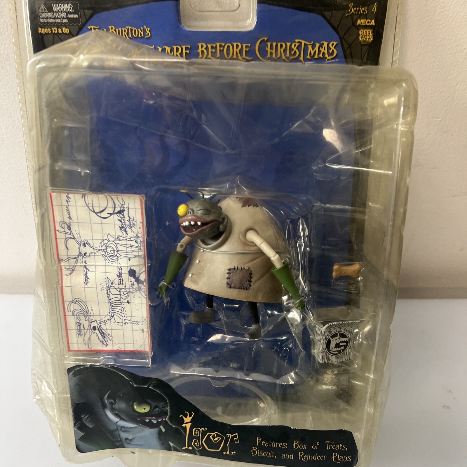 Sealed Tim Burton Nightmare Before Christmas IGOR Series 4 NECA Reel