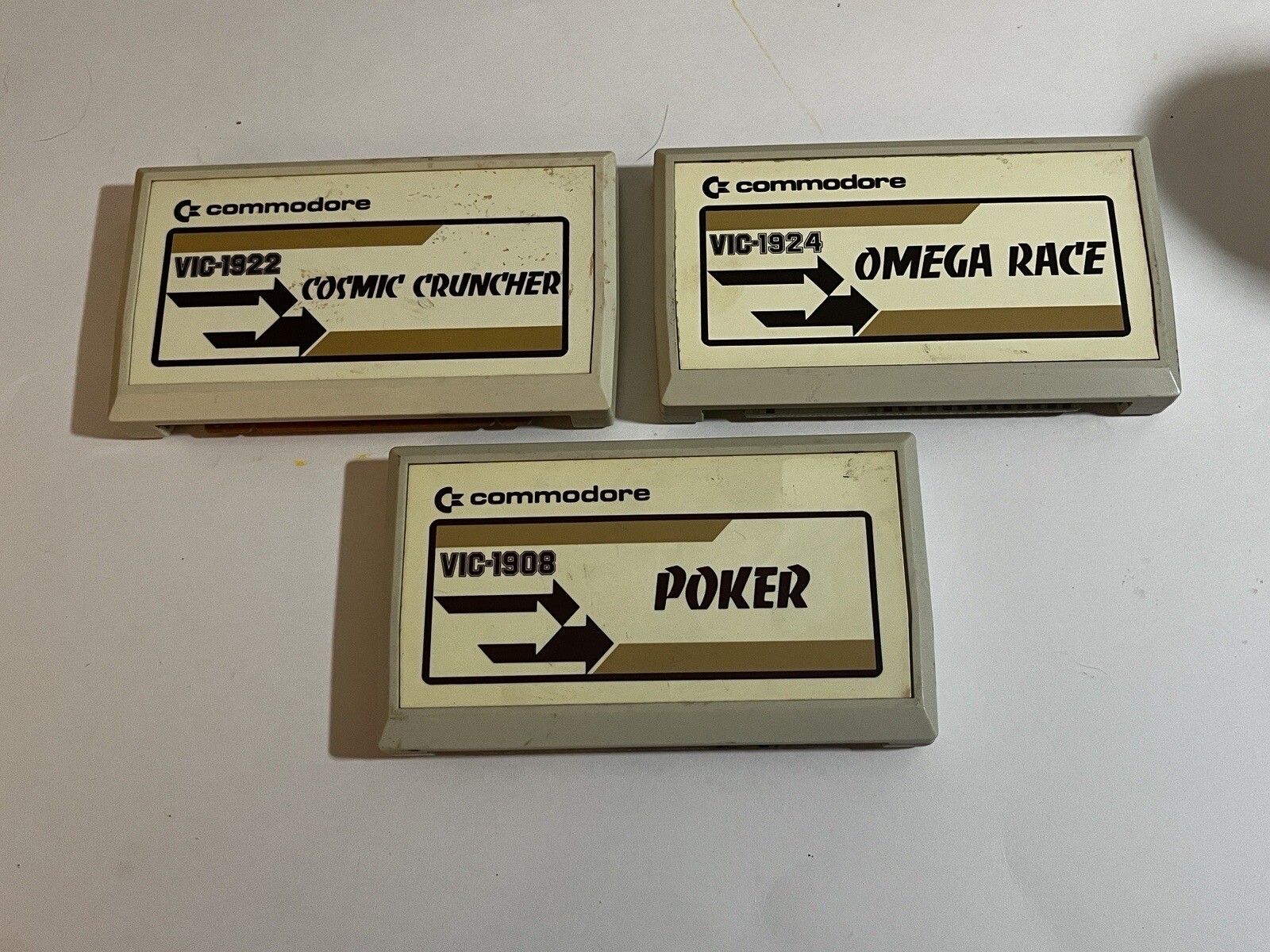Commodore Vic-20 Video Game Cartridge Lot