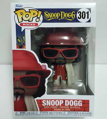 SNOOP DOGG - Funko POP Rocks #301 Collectible Vinyl Figure BRAND
