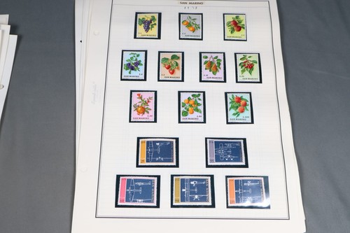 SAN MARINO 1899-1976 ALL MINT STAMP COLLECTION OF 399 ON ALBUM PAGES - Picture 17 of 22