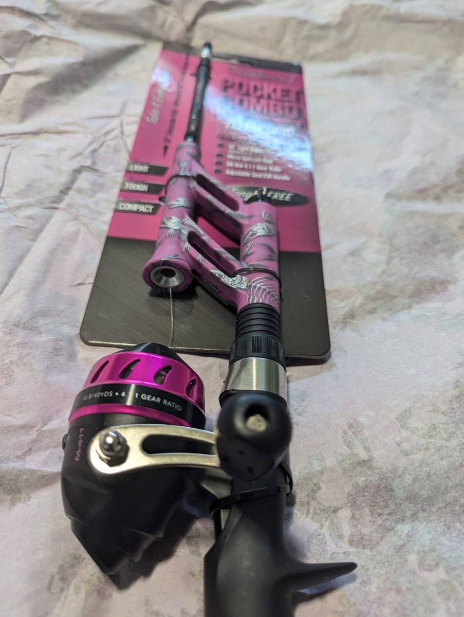 Tangle-Free Pocket Combo Telescoping Fishing Pole, Adjustable Lightweight  Rod | eBay