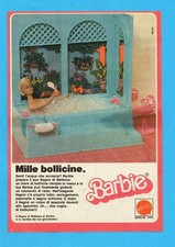 TOP981-PUBBLICITA'/ADVERTISING-1981- BARBIE BAGNO DI BELLEZZA