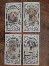 2019 ALLEN AND GINTER MINI INSERT COLLECTIBLE CANINES LOT OF 4 CARDS 7 13 17 25