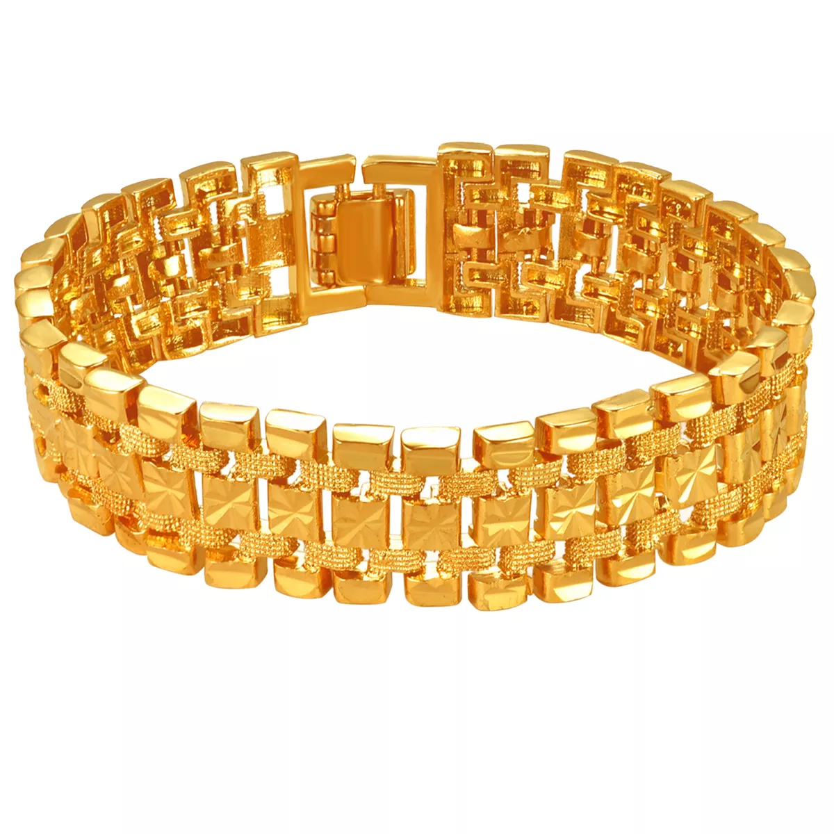 1 oz mens gold bracelet deals