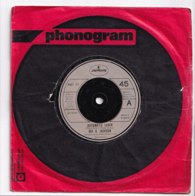 (nU870) Dee D Jackson, Automatic Lover - 1978 - 7'' vinyl