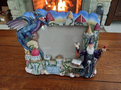 Excalibur Hotel Casino Las Vegas 3D Picture Frame Wizard Dragon BRAND NEW