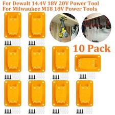 10Packs Tool Mount Holder Hanger For Dewalt 20V Milwaukee M18 18V Electric Drill