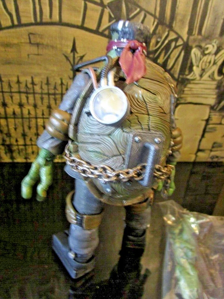 NECA tmnt Teenage Mutant Ninja Turtles Raphael Frankenstein Monstruos Universales~ Foto 4 de 4