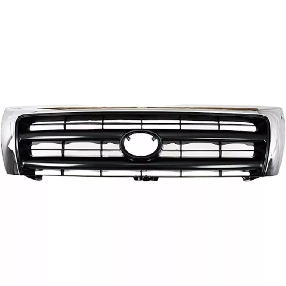 New Front Grille Chrome Headlamp Corner Lamp Filler Fits 1998-2000 TOYOTA TACOMA Foto 3 de 4