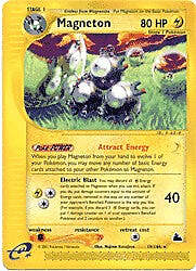 E Skyridge - Magneton Pokemon Card 19/182