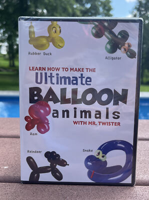 Learn How To Make The Ultimate Balloon Animals DVD. Magic. Clowns. Balloons.