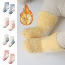 Winter Baby Warm Thick Cotton Socks Coral Fleece Anti-slip Infant Leg Warmers ≈