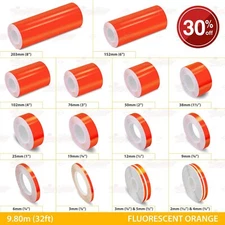 PinStriping PinStripe Adhesive Tape SOLID Line Decal Vinyl Sticker BRIGHT ORANGE