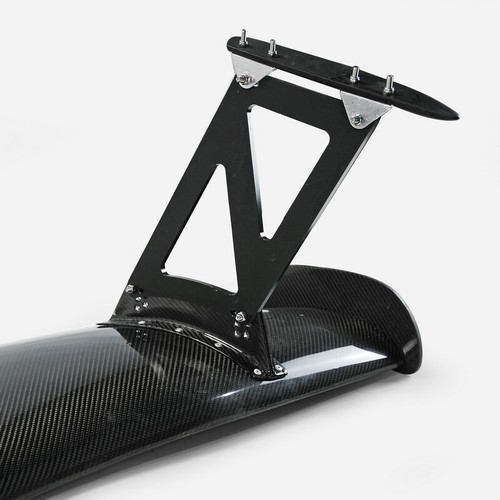 Universal JS Racing Type 1 Carbon Fiber GT Spoiler Rear Wing (1600mm Length) - Imagen 10 de 10