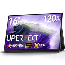 120Hz Monitor 16" 1920*1200 Portable Monitor Gaming Monitor Screen 400nits